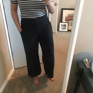 Athleta Wide Legged Button Pants